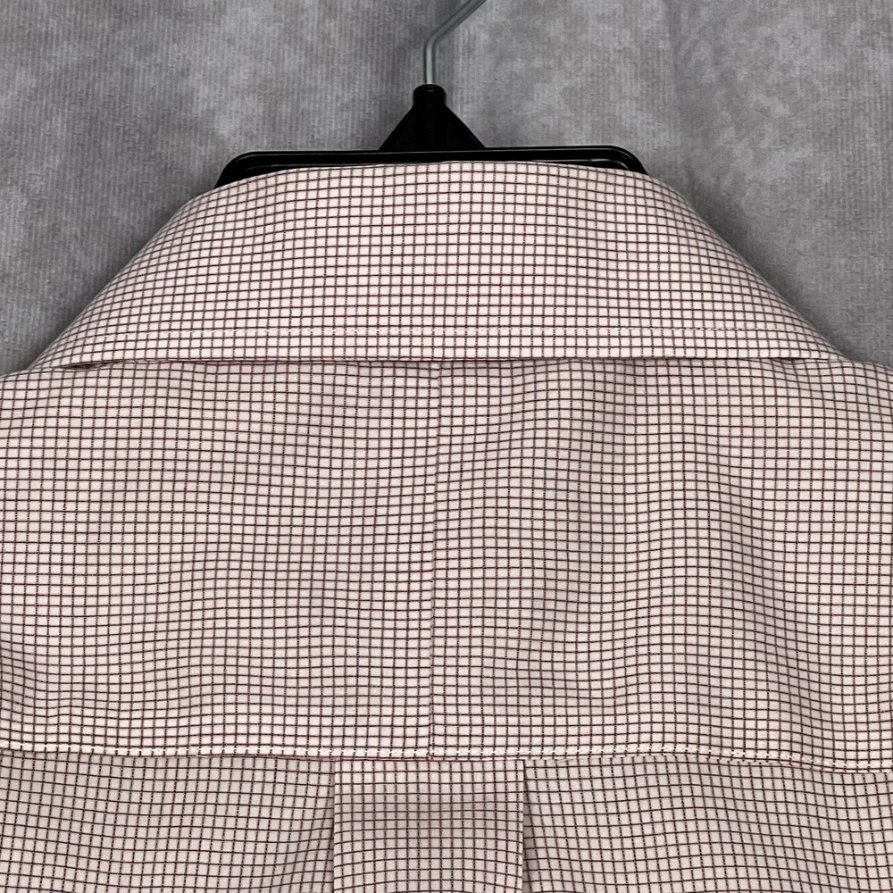 Forsyth of Canada Men's Plaid Wrinkle Free Long Sleeve Dress Shirt 17.5-35/35 - Picture 11 of 13
